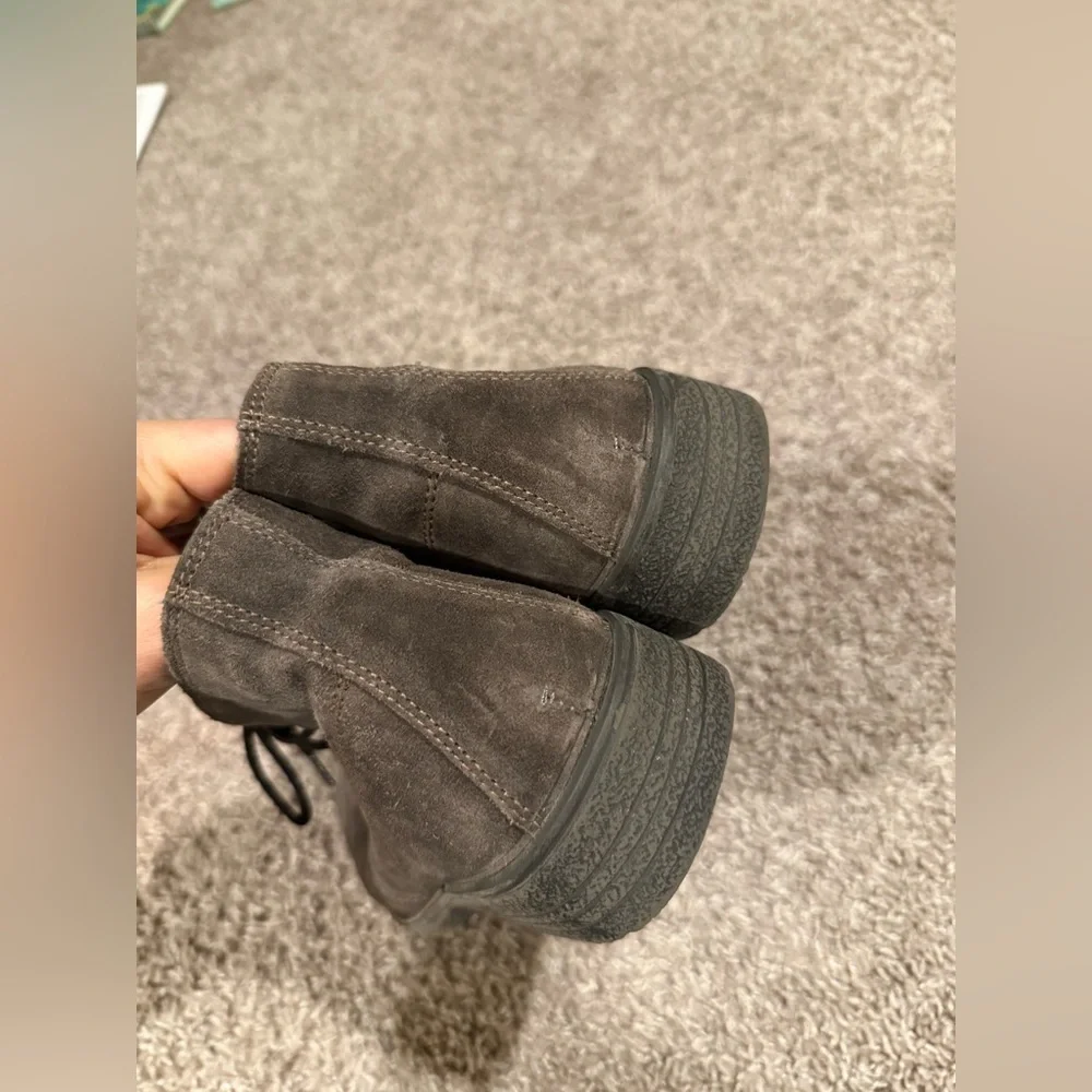 Nordstrom 1901 Made  in Italy Suede Leather Brown Chukka Boots ,‎ size 8.5 US